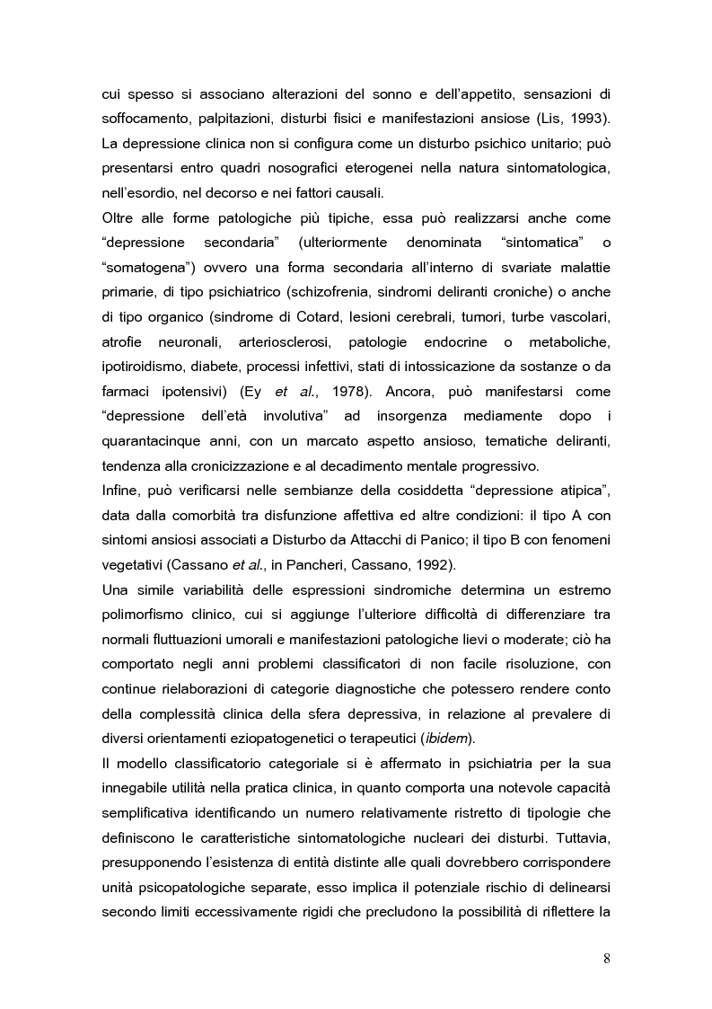Anteprima della tesi: Psicodinamica della depressione post-partum: uno studio sulla prevalenza e sui fattori di rischio correlati, Pagina 8