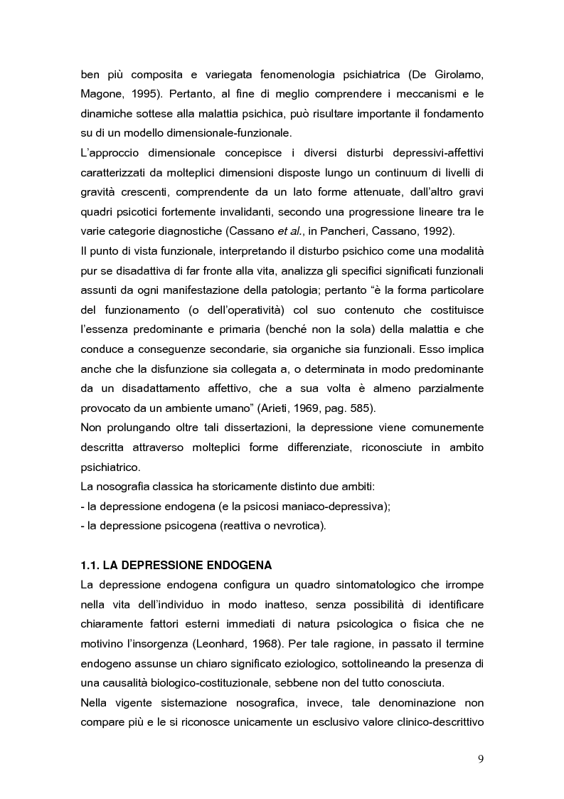 Anteprima della tesi: Psicodinamica della depressione post-partum: uno studio sulla prevalenza e sui fattori di rischio correlati, Pagina 9
