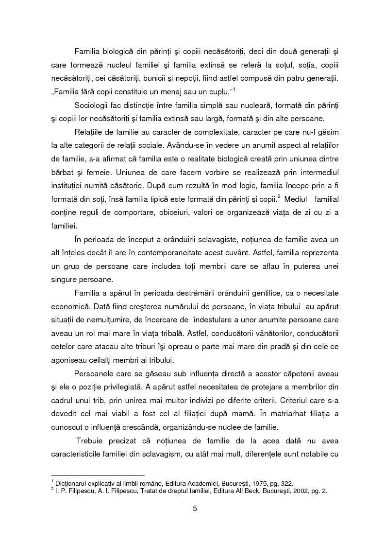 Anteprima della tesi: Evolutia, actualitatea si perspectiva institutiei familiei, Pagina 2