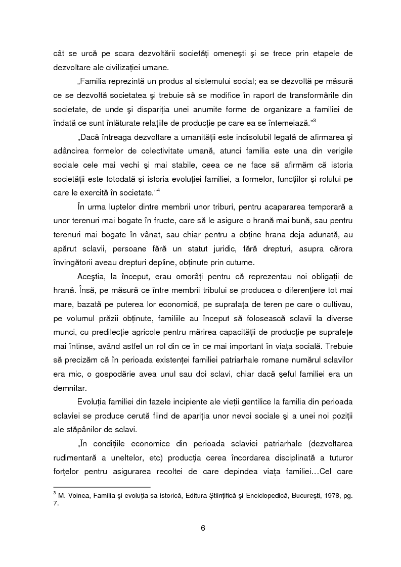 Anteprima della tesi: Evolutia, actualitatea si perspectiva institutiei familiei, Pagina 3