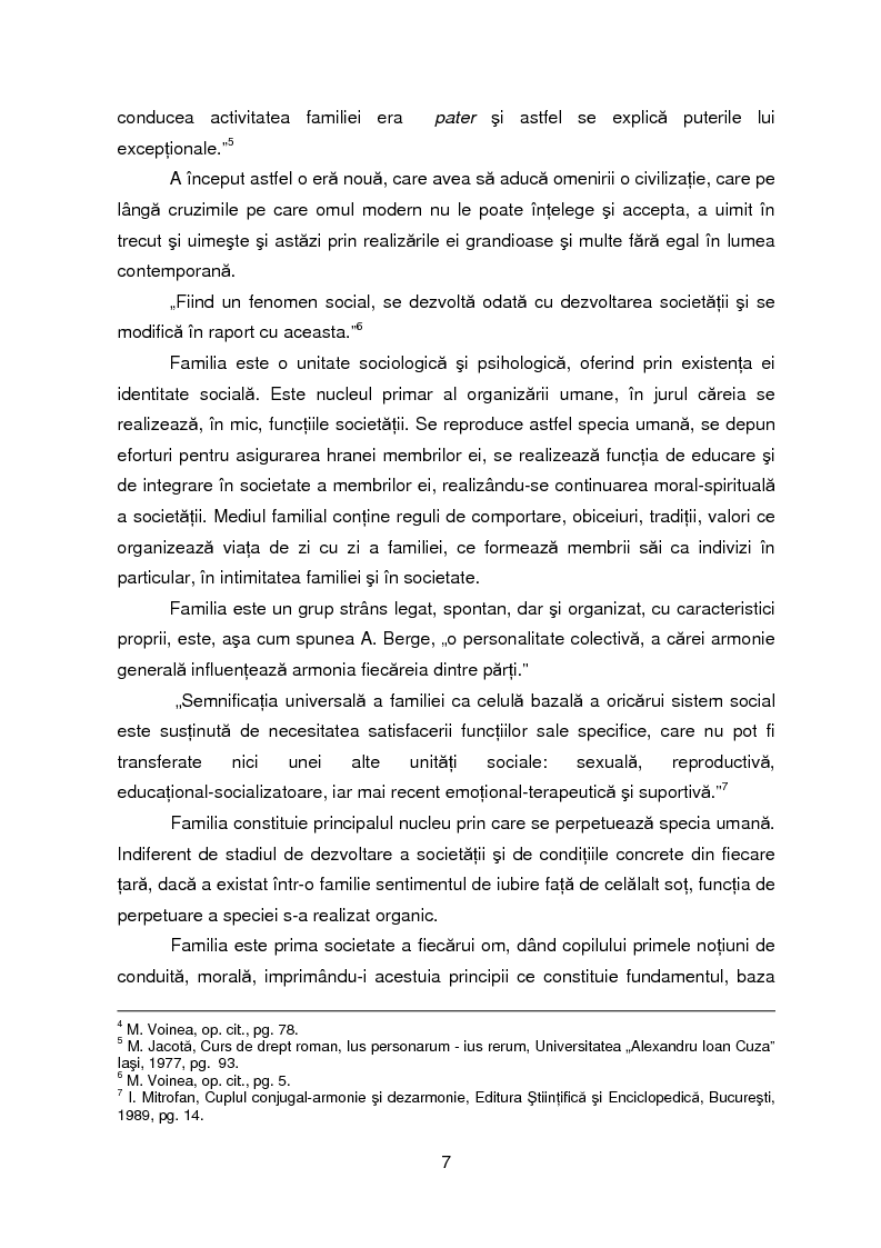 Anteprima della tesi: Evolutia, actualitatea si perspectiva institutiei familiei, Pagina 4
