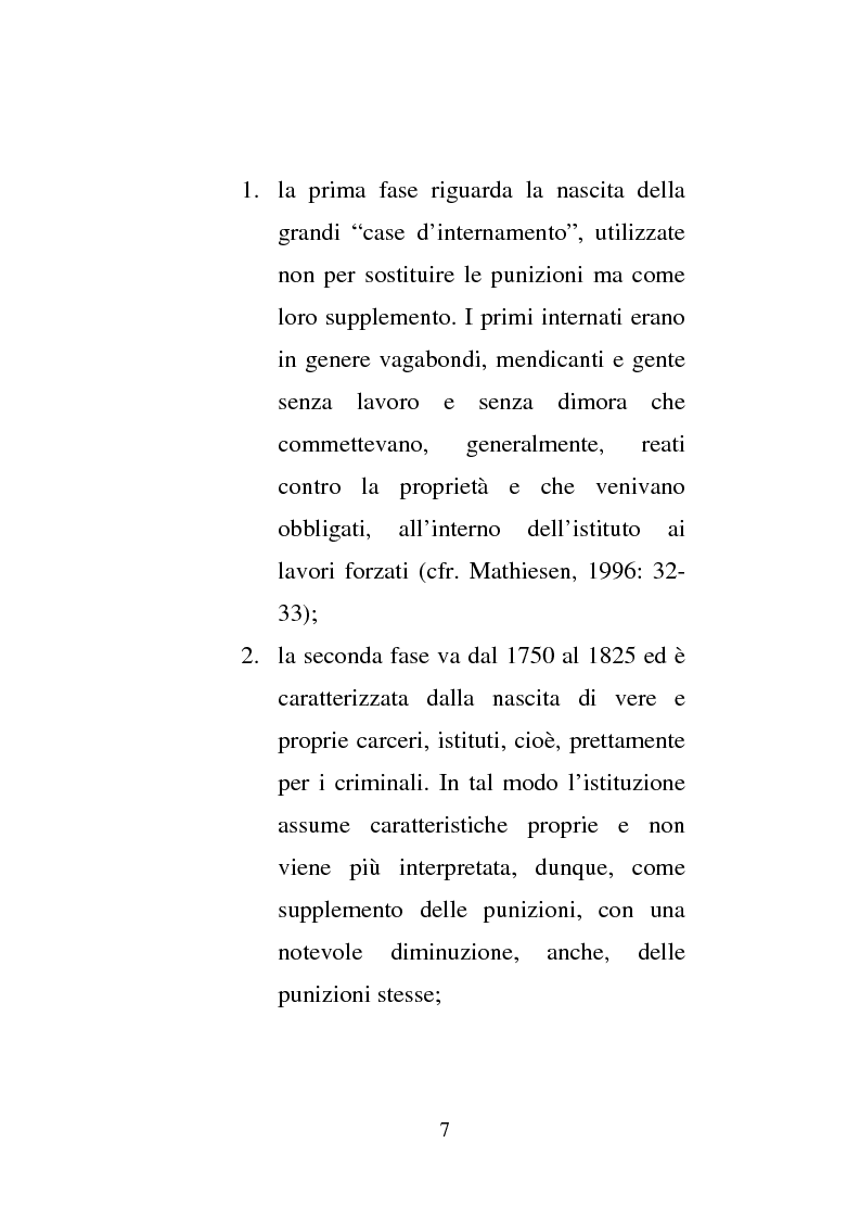 Anteprima della tesi: Donne e carcere: La maternità all'interno di istituzioni totali, Pagina 5