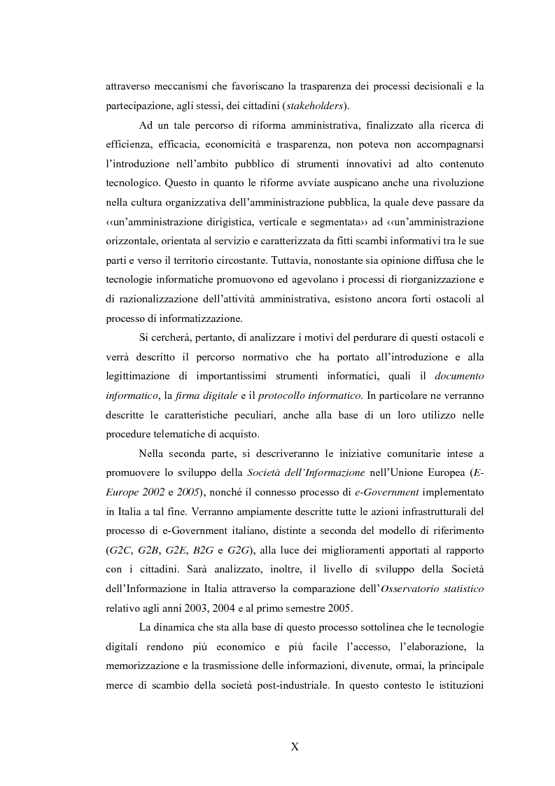 Anteprima della tesi: La Pubblica Amministrazione e la Consip, Pagina 3