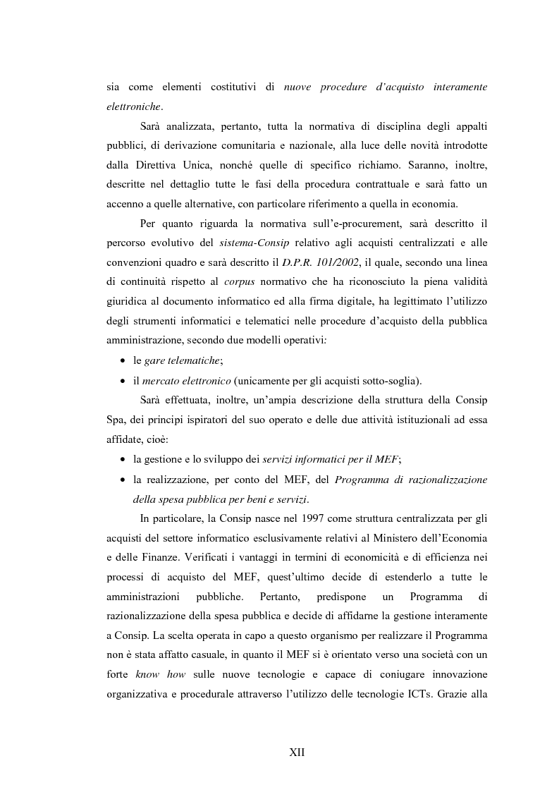 Anteprima della tesi: La Pubblica Amministrazione e la Consip, Pagina 5