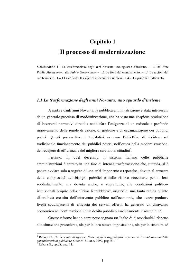 Anteprima della tesi: La Pubblica Amministrazione e la Consip, Pagina 8