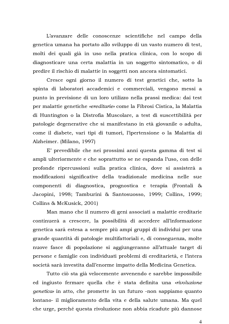Anteprima della tesi: Psicologia e Medicina Genetica: Promuovere la Salute secondo l’Approccio Centrato sulla Persona, Pagina 2