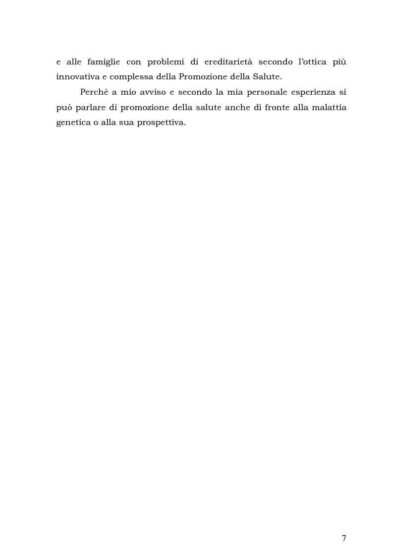 Anteprima della tesi: Psicologia e Medicina Genetica: Promuovere la Salute secondo l’Approccio Centrato sulla Persona, Pagina 5