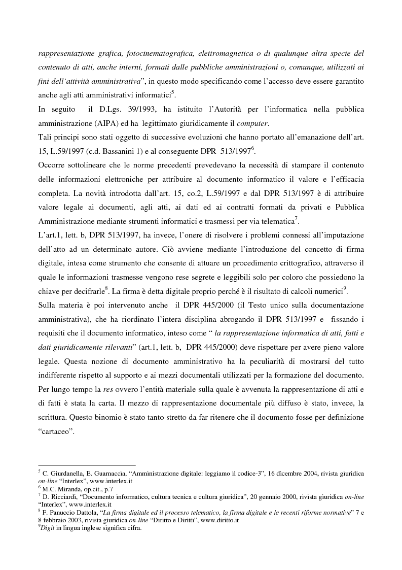 Anteprima della tesi: Il contributo dell'e-government nell'incremento dei servizi resi al cittadino, Pagina 4