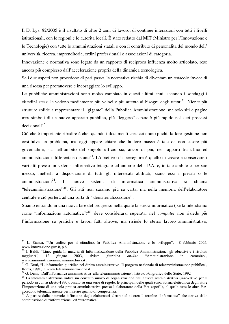 Anteprima della tesi: Il contributo dell'e-government nell'incremento dei servizi resi al cittadino, Pagina 8