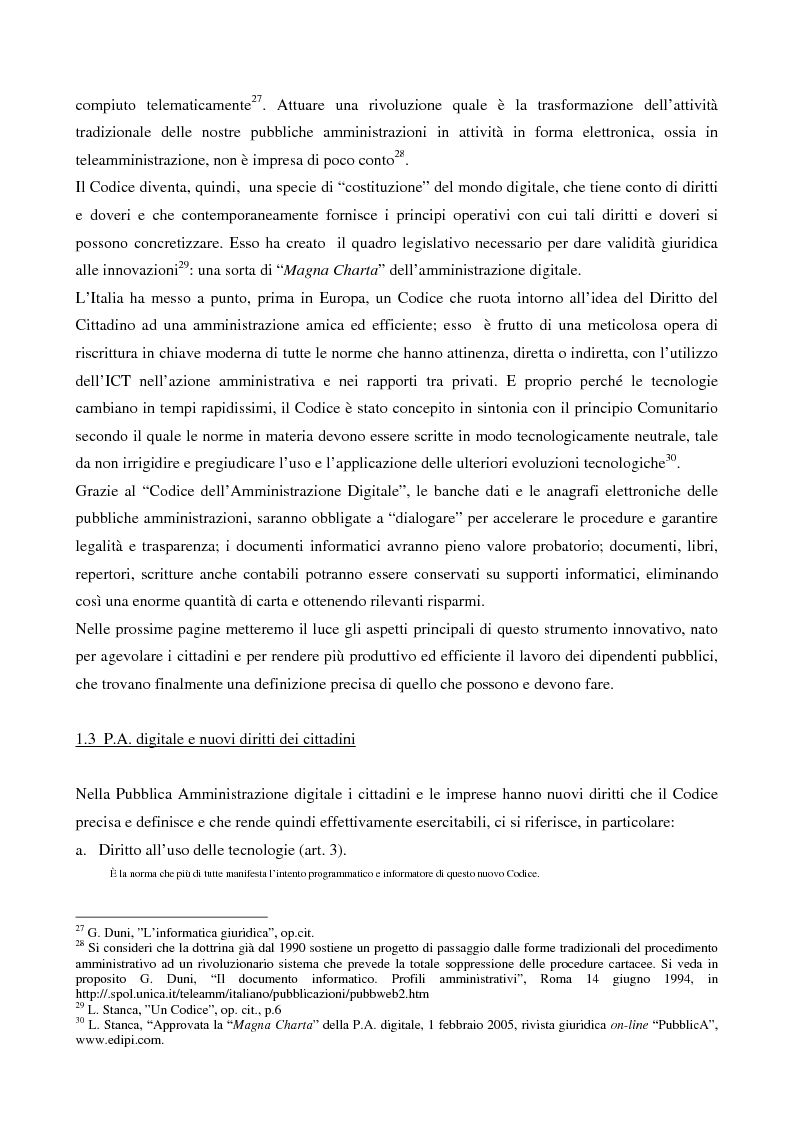 Anteprima della tesi: Il contributo dell'e-government nell'incremento dei servizi resi al cittadino, Pagina 9