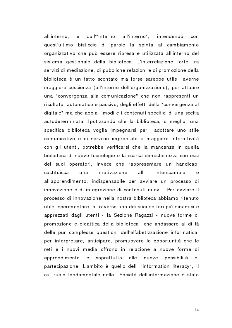 Anteprima della tesi: Biblioteca per gioco: Edutainment per la Biblioteca pubblica, Pagina 12