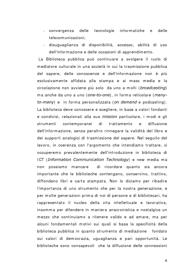 Anteprima della tesi: Biblioteca per gioco: Edutainment per la Biblioteca pubblica, Pagina 6