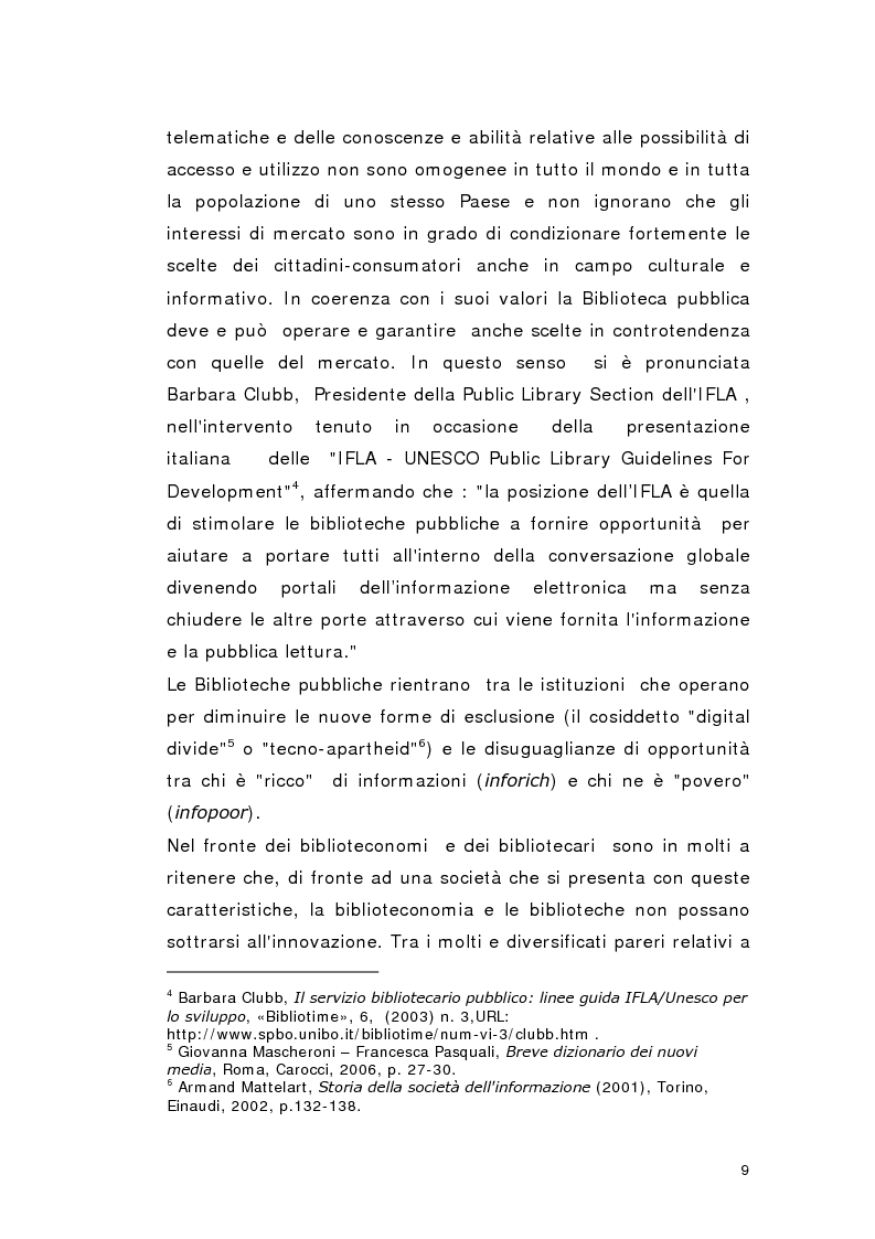 Anteprima della tesi: Biblioteca per gioco: Edutainment per la Biblioteca pubblica, Pagina 7