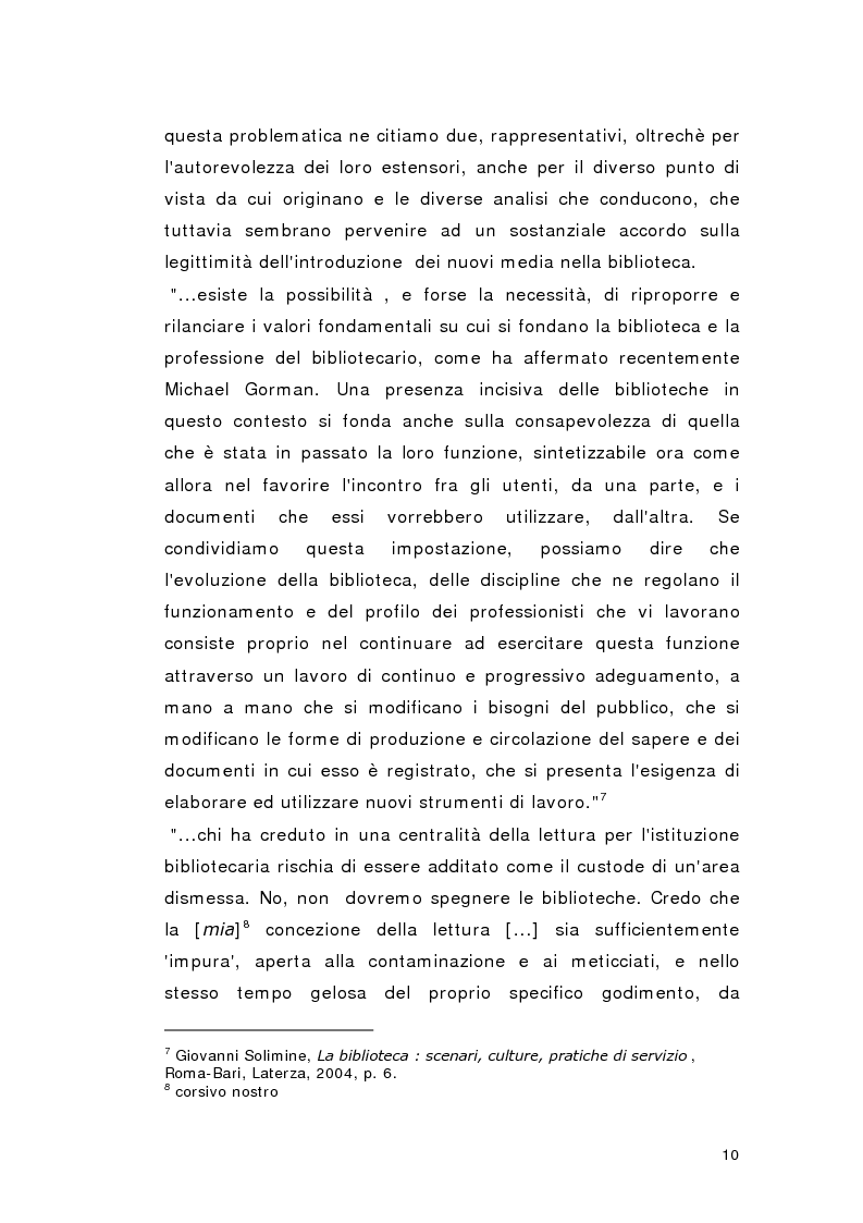 Anteprima della tesi: Biblioteca per gioco: Edutainment per la Biblioteca pubblica, Pagina 8