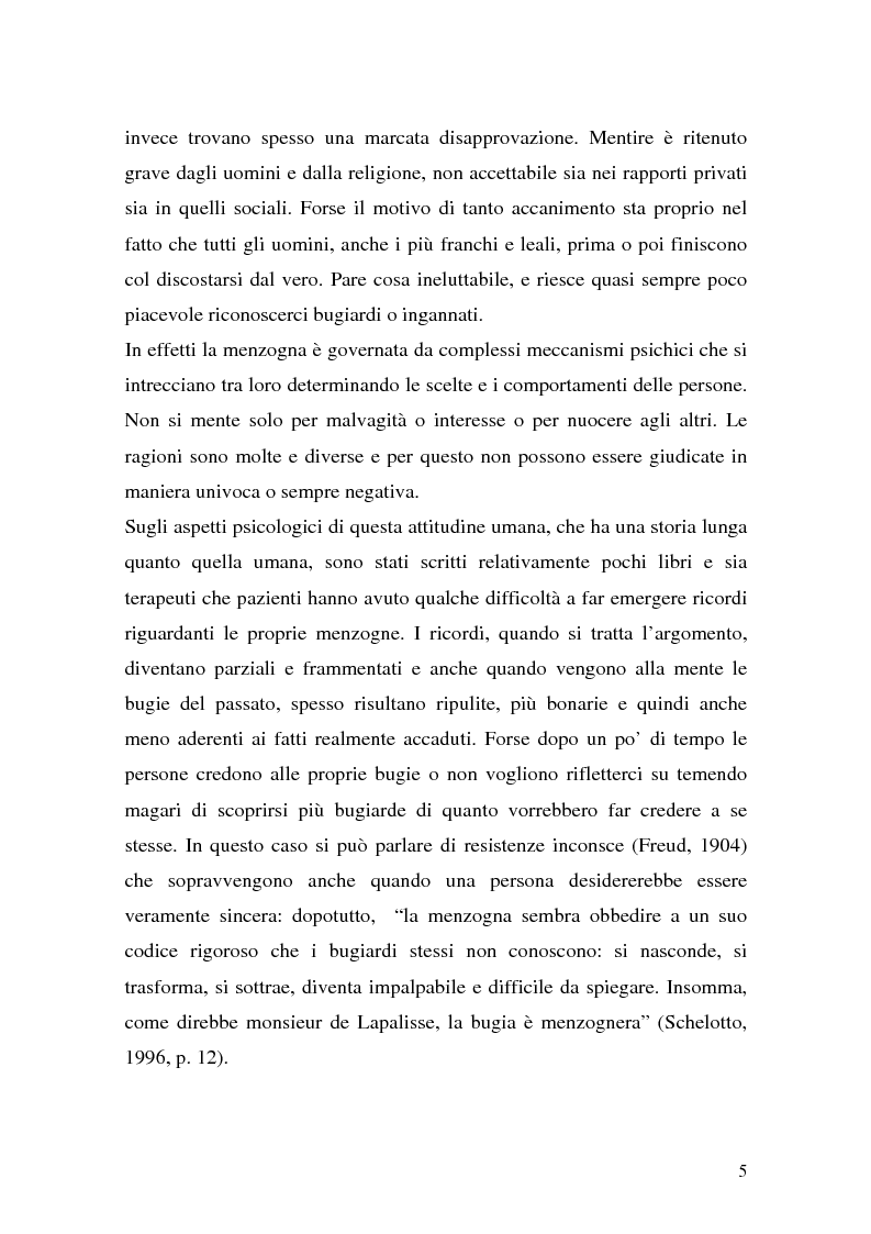 Anteprima della tesi: Vere bugie e false verità, Pagina 2