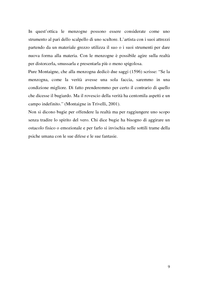Anteprima della tesi: Vere bugie e false verità, Pagina 6