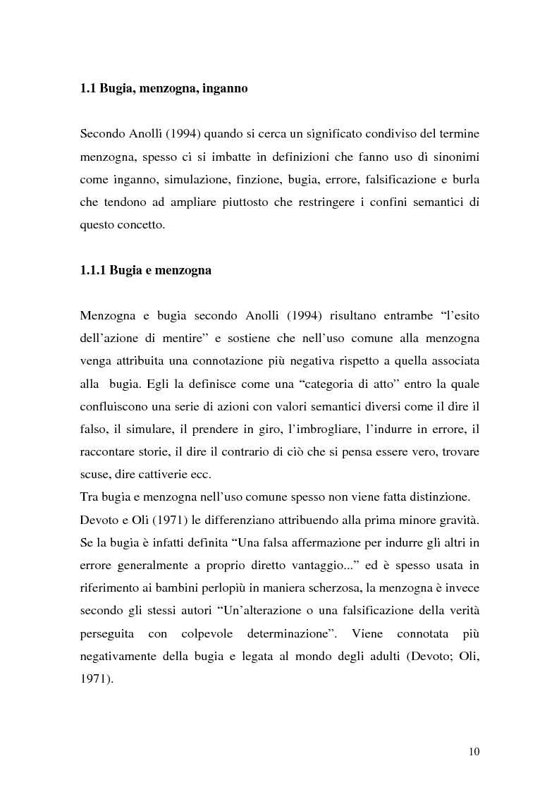 Anteprima della tesi: Vere bugie e false verità, Pagina 7
