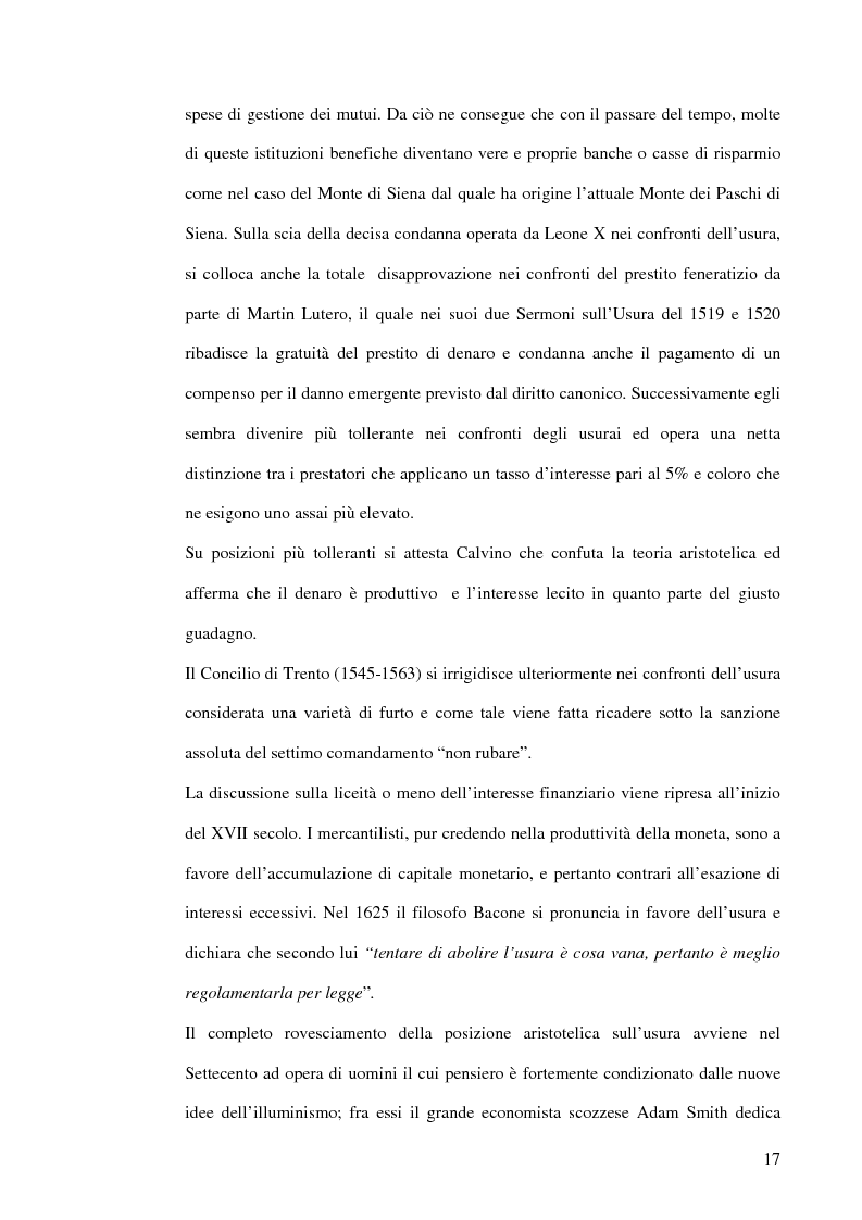 Estratto dalla tesi: L'usura