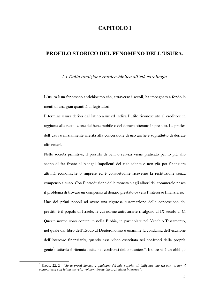 Anteprima della tesi: L'usura, Pagina 5