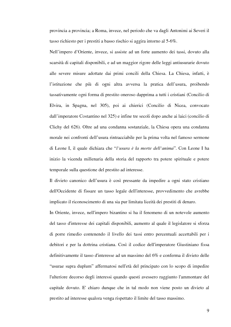 Anteprima della tesi: L'usura, Pagina 9