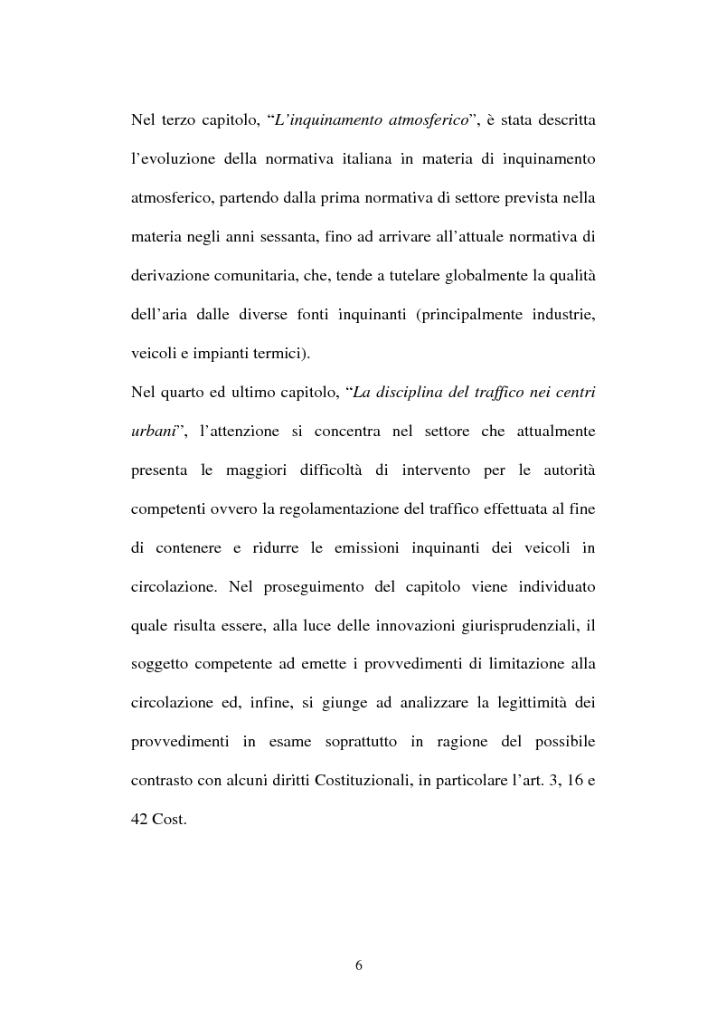 Anteprima della tesi: L'inquinamento atmosferico, Pagina 4