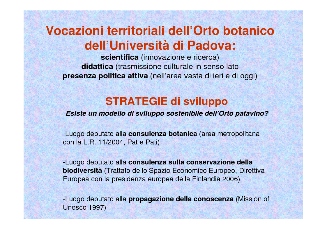 Anteprima della tesi: L'orto botanico dal locale al globale, Pagina 4