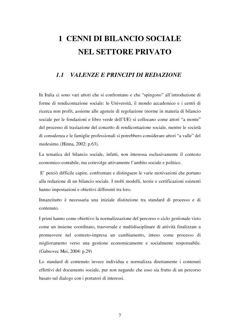 Anteprima della tesi: Il bilancio sociale nelle aziende sanitarie: un modello di referimento, Pagina 3