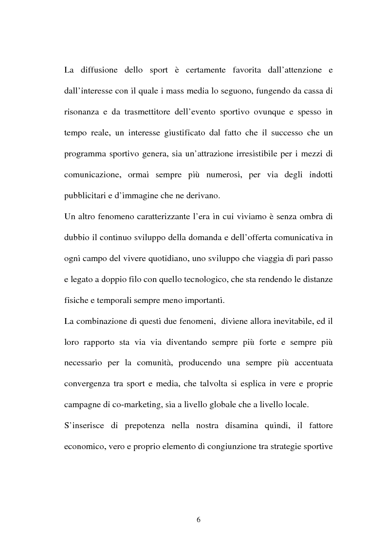 Anteprima della tesi: La gestione dell'area comunicazione e marketing in una moderna società sportiva: il caso S.S. Lazio, Pagina 2