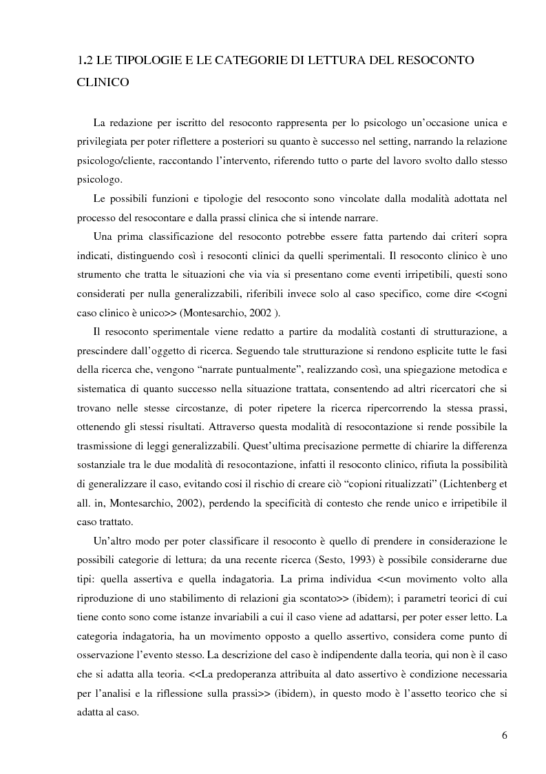 Anteprima della tesi: Resoconto clinico di tiirocinio esperienza nell'ASL di Frosinone, Pagina 5