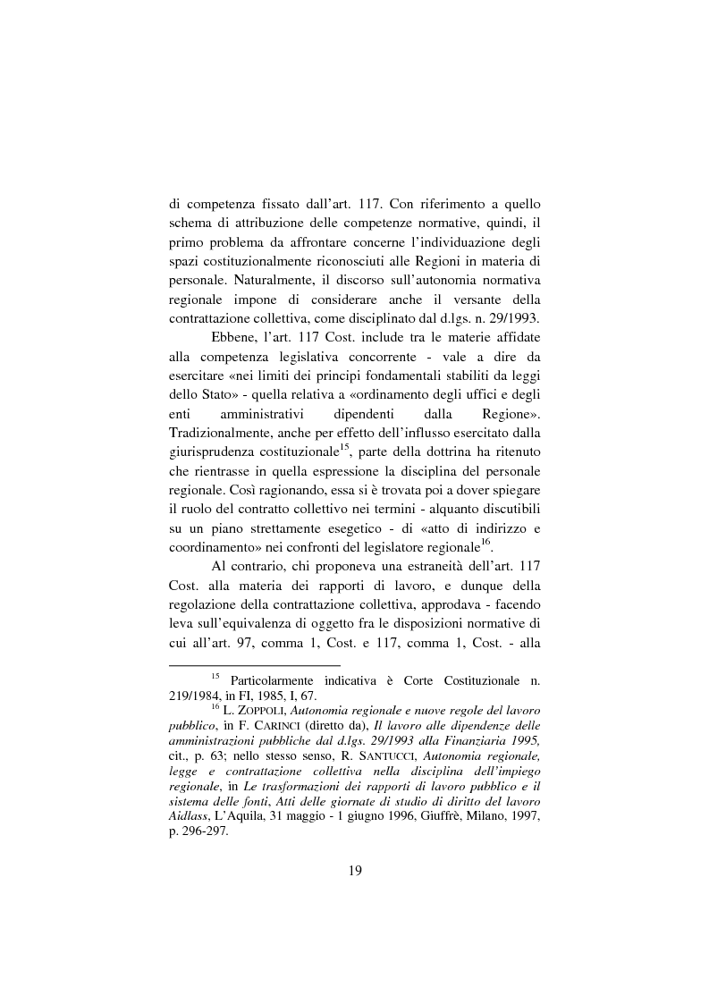 Anteprima della tesi: Il lavoro pubblico locale. Decentramento istituzionale e rapporti ''flessibili''., Pagina 12