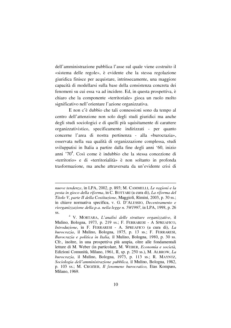 Anteprima della tesi: Il lavoro pubblico locale. Decentramento istituzionale e rapporti ''flessibili''., Pagina 3