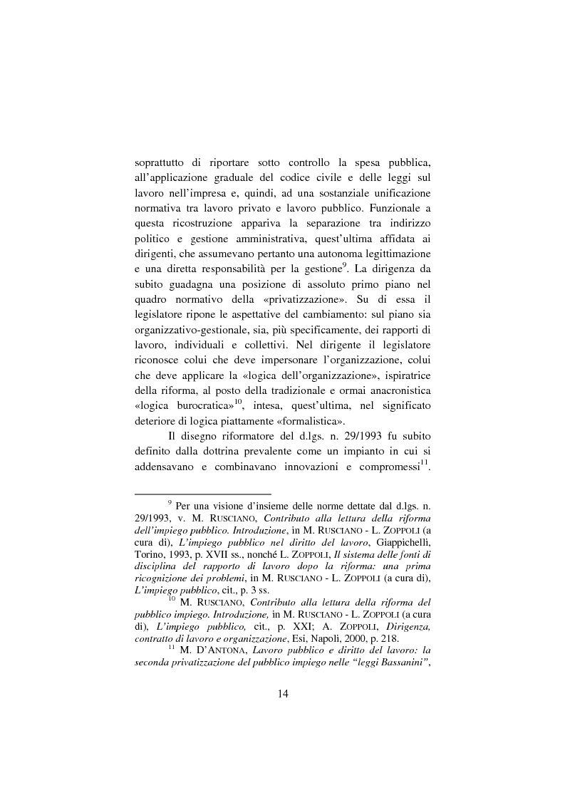 Anteprima della tesi: Il lavoro pubblico locale. Decentramento istituzionale e rapporti ''flessibili''., Pagina 7