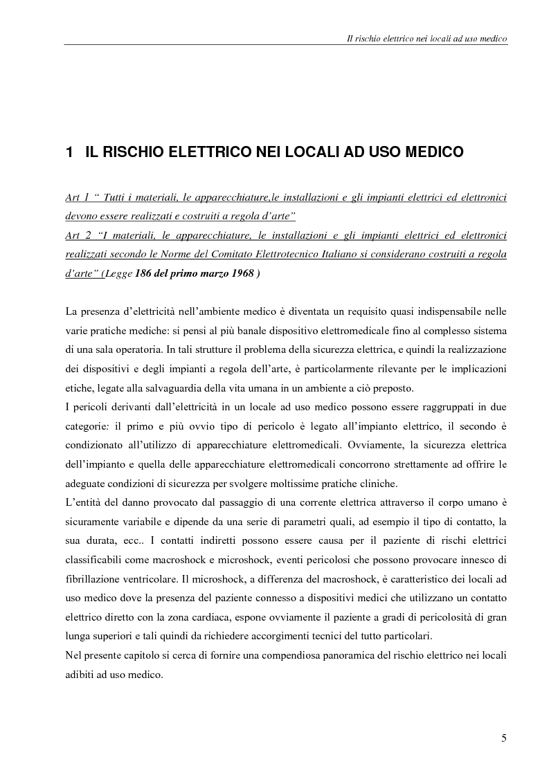 Anteprima della tesi: Il rischio elettrico in endoscopia, Pagina 3