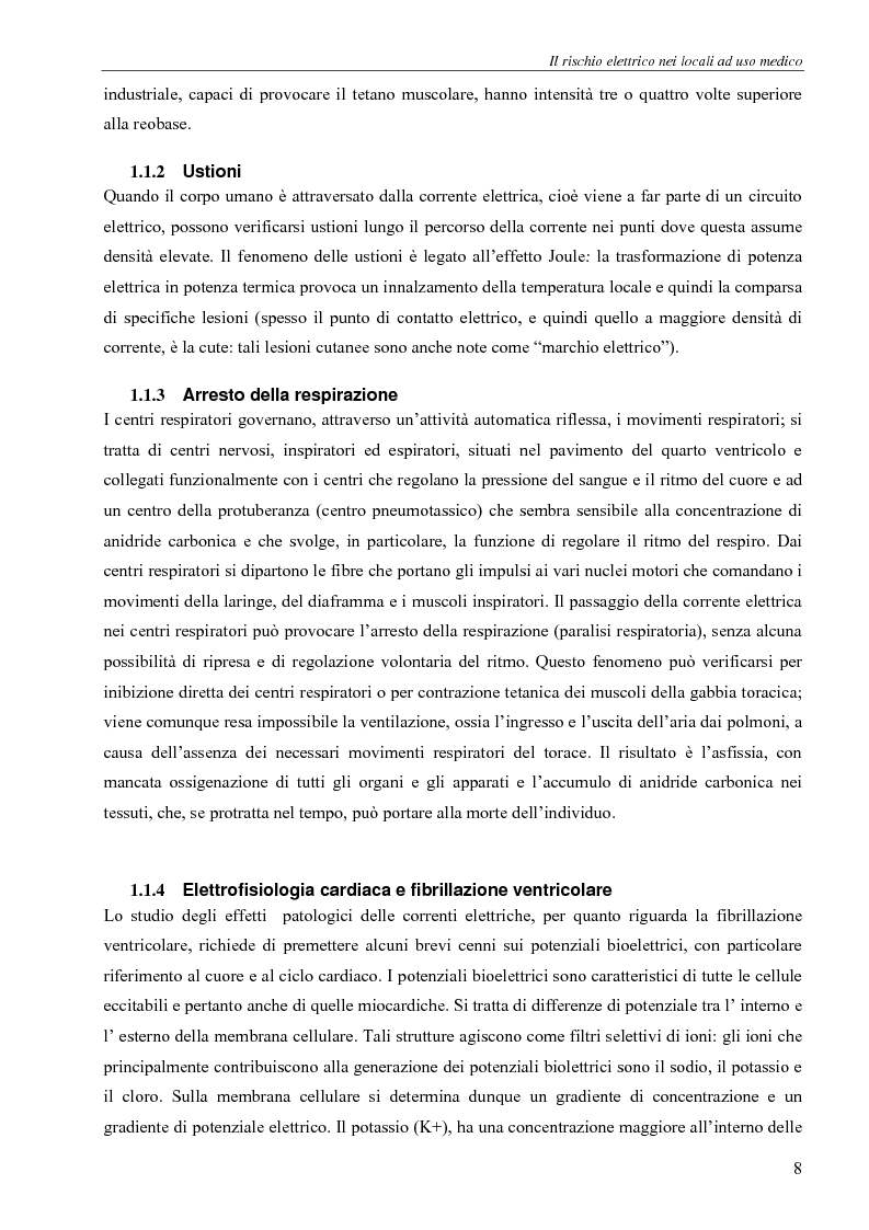 Anteprima della tesi: Il rischio elettrico in endoscopia, Pagina 6