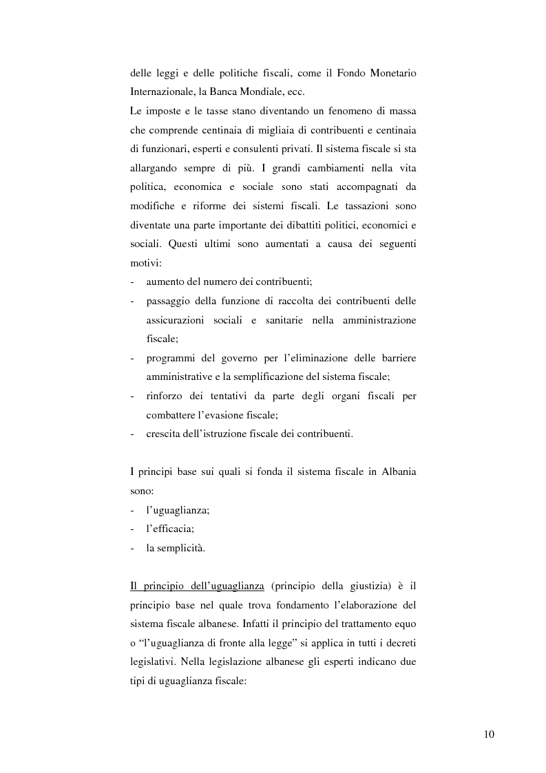 Anteprima della tesi: La politica fiscale albanese e gli obiettivi da raggiungere per entrare nell'Unione europea, Pagina 7