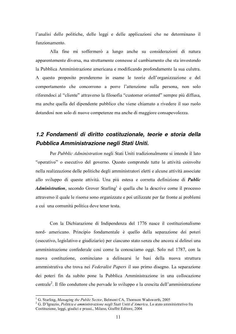 Anteprima della tesi: L'E-Government negli Stati Uniti d'America: dalla PA on line all'E-democracy, Pagina 10