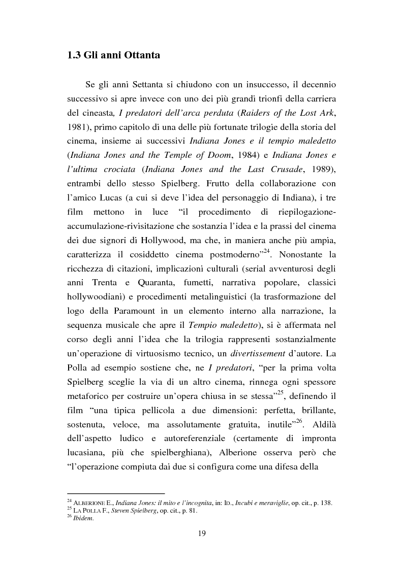 Anteprima della tesi: Viaggio alla fine del mondo: il cinema di Steven Spielberg nel terzo millennio, Pagina 15