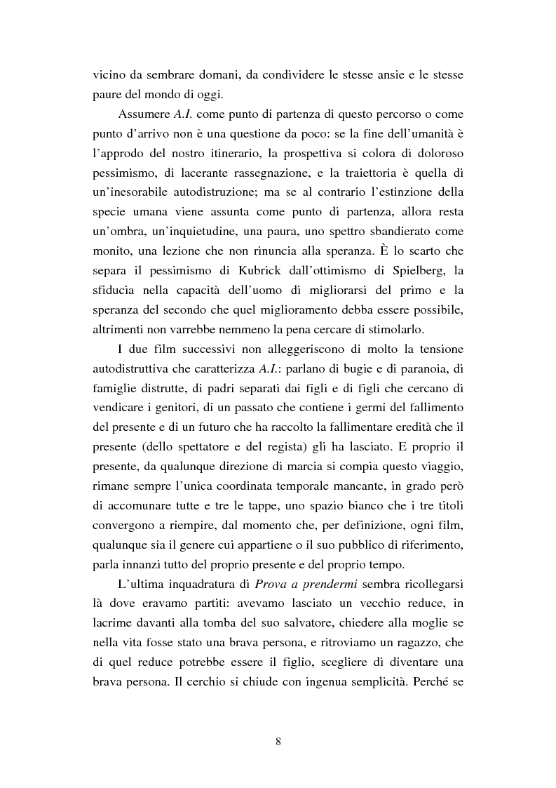 Anteprima della tesi: Viaggio alla fine del mondo: il cinema di Steven Spielberg nel terzo millennio, Pagina 4