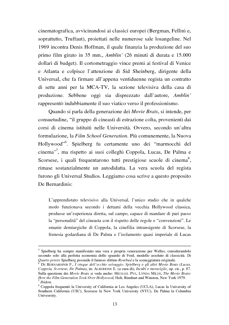 Anteprima della tesi: Viaggio alla fine del mondo: il cinema di Steven Spielberg nel terzo millennio, Pagina 9