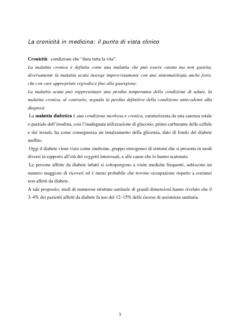 Anteprima della tesi: Psicopatologia di cronicità: vissuto emotivo di malattia cronica in pazienti diabetici complicati arti inferiori, Pagina 2