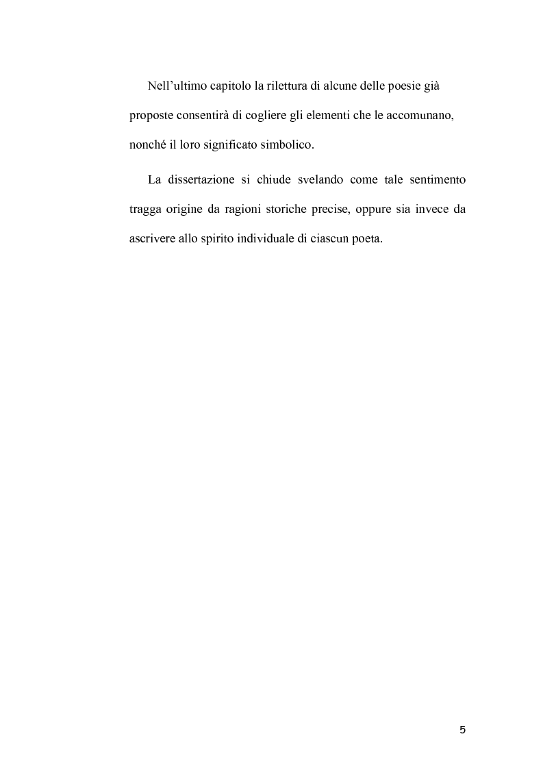 Anteprima della tesi: L'Immagine dell'Italia nella poesia ungherese del primo Novecento, Pagina 5