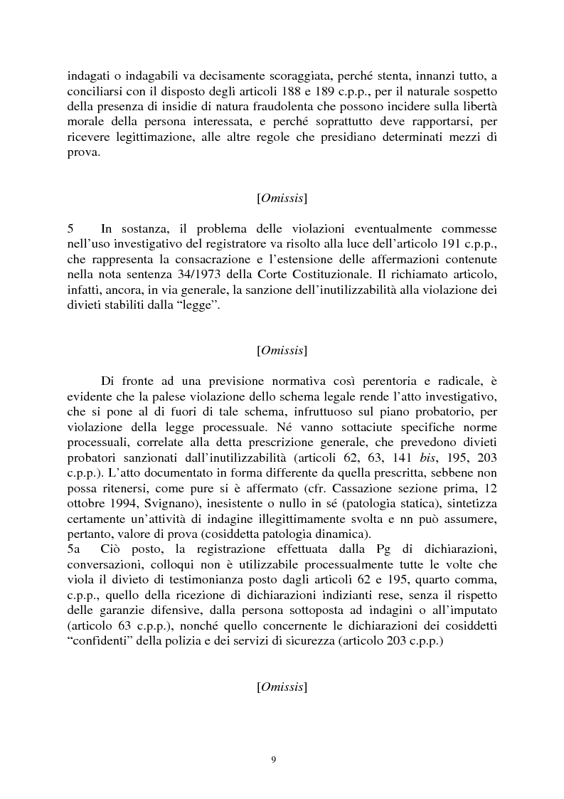 Anteprima della tesi: Sezioni unite Torcasio un'altra vittoria del giusto processo, Pagina 6