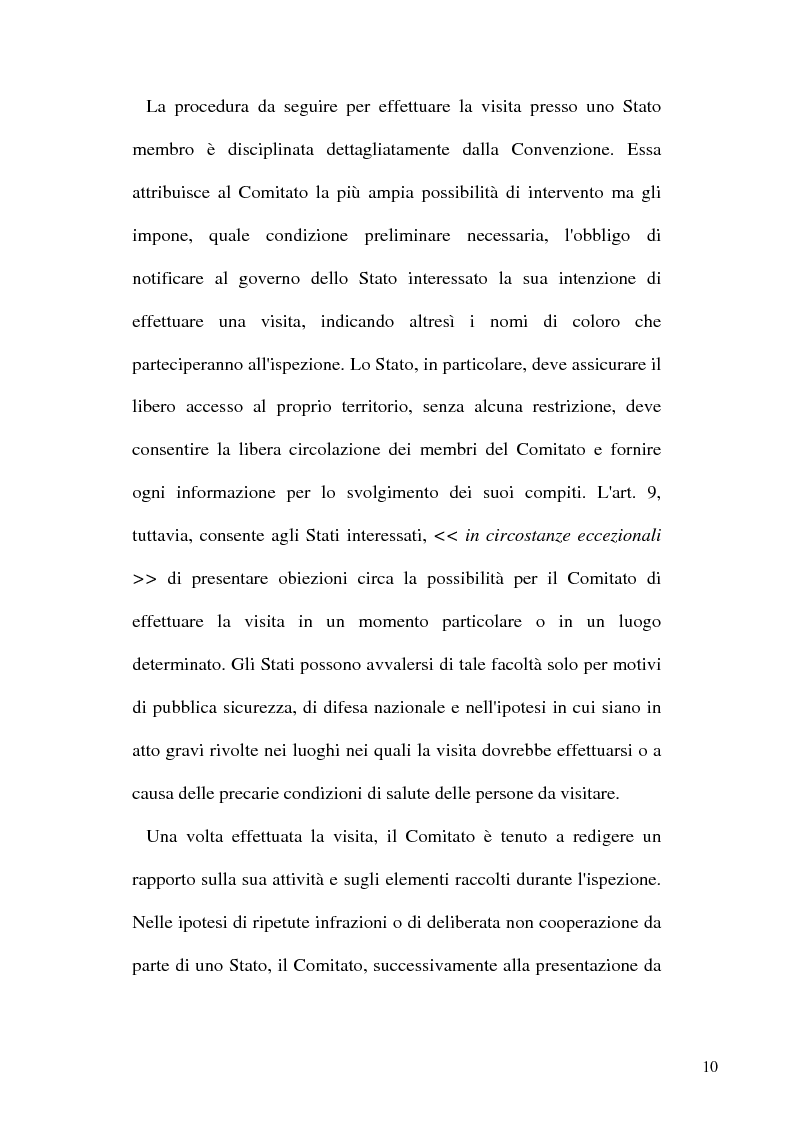 Anteprima della tesi: Tortura e Punizioni o Trattamenti crudeli, inumani e degradanti, Pagina 10