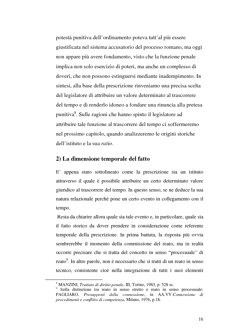 Anteprima della tesi: La prescrizione del reato, Pagina 10