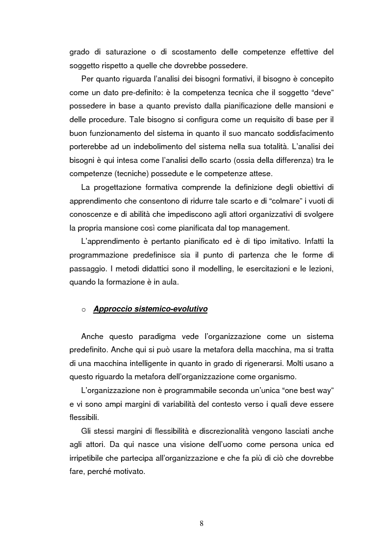 Anteprima della tesi: Le nuove strategie formative nella pubblica amministrazione, Pagina 6