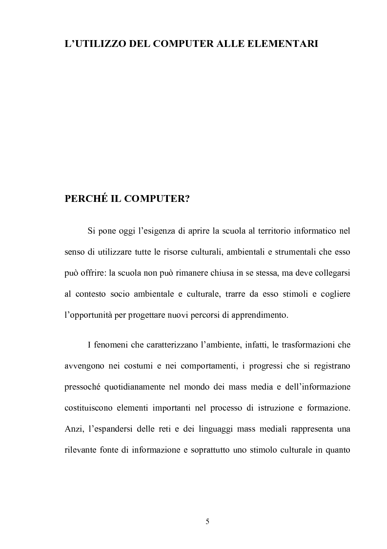 Anteprima della tesi: L'insegnamento multimediale delle lingue nelle scuole elementari, Pagina 2