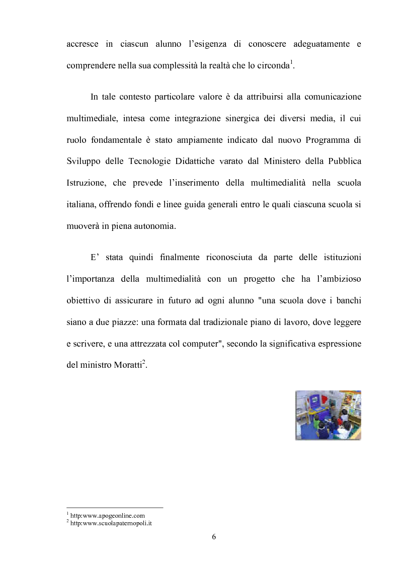 Anteprima della tesi: L'insegnamento multimediale delle lingue nelle scuole elementari, Pagina 3