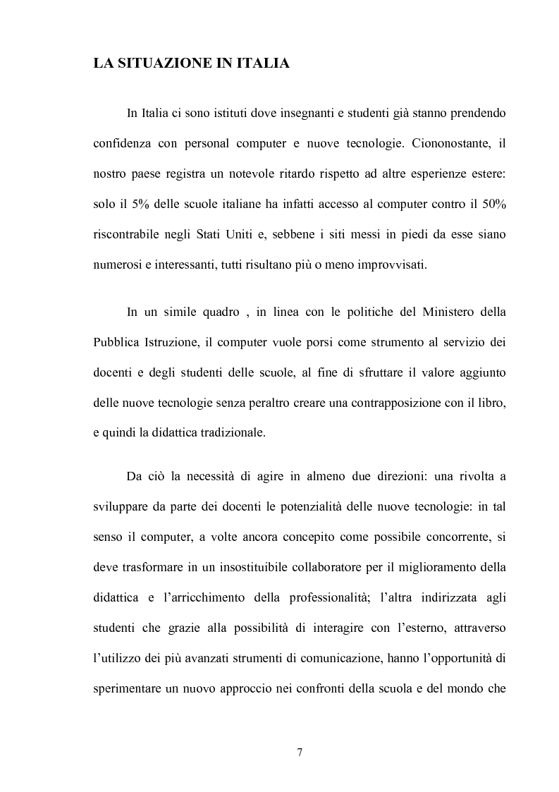 Anteprima della tesi: L'insegnamento multimediale delle lingue nelle scuole elementari, Pagina 4