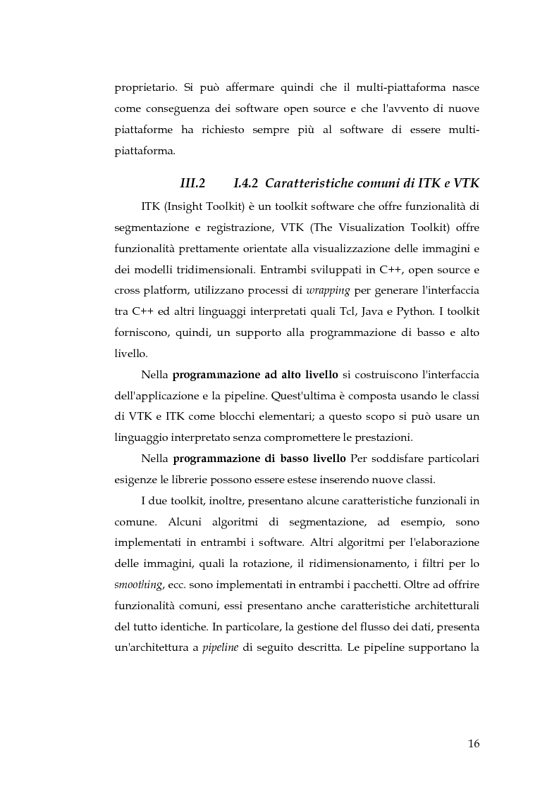 Anteprima della tesi: Realizzazione di un componente software per la segmentazione di immagini in un ambiente per il Medical Imaging, Pagina 10