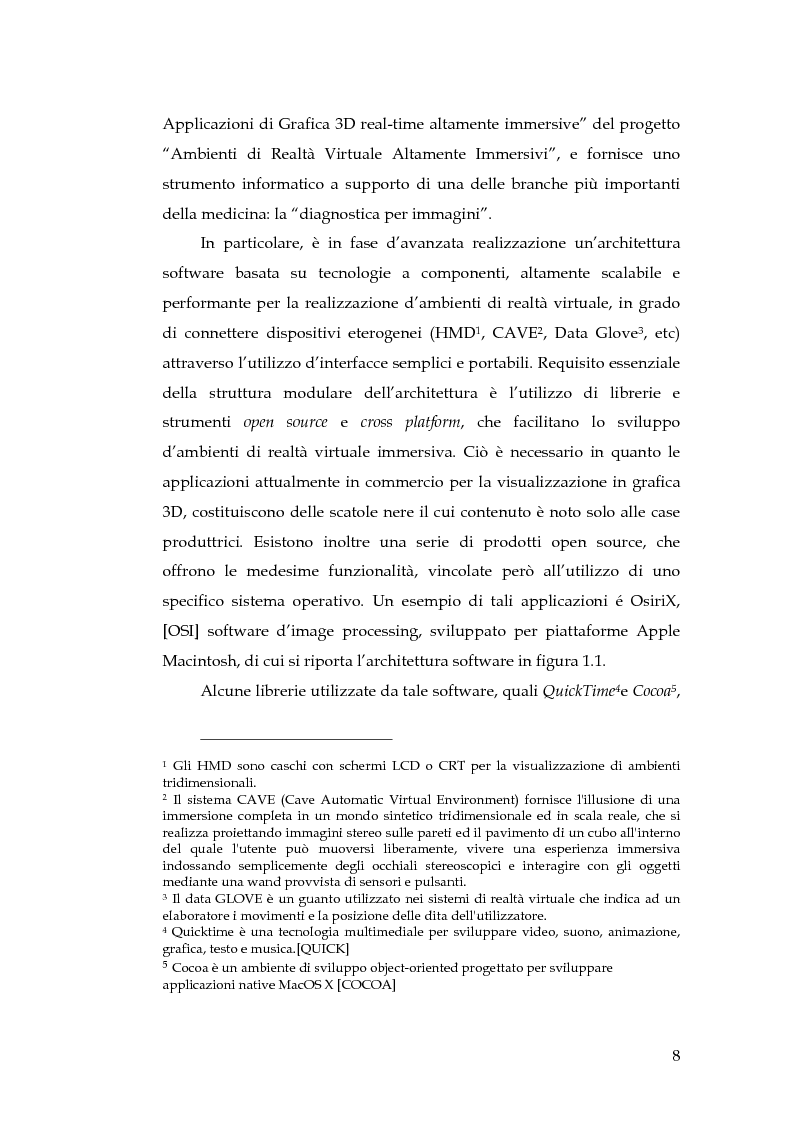 Anteprima della tesi: Realizzazione di un componente software per la segmentazione di immagini in un ambiente per il Medical Imaging, Pagina 2